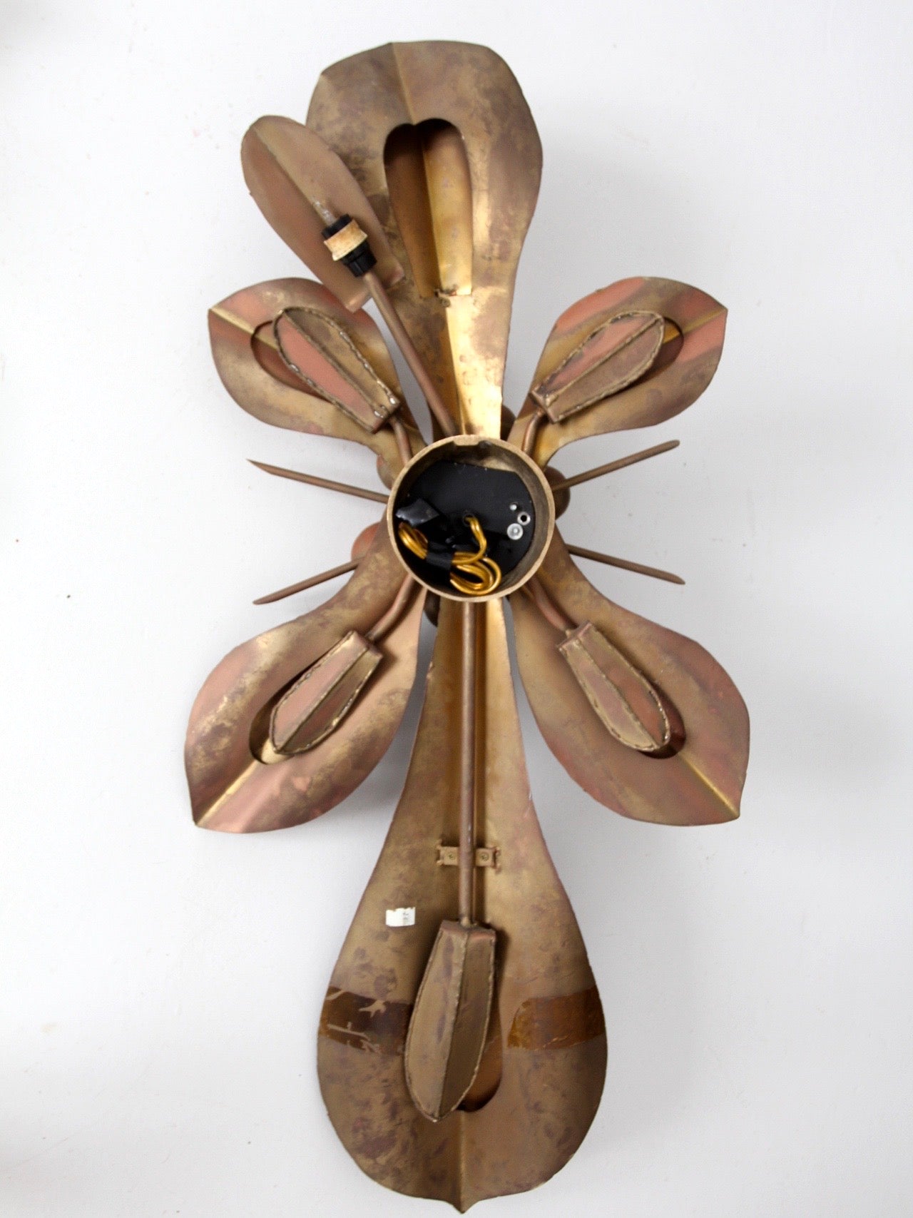 Global Views fleur di lis wall sconces pair
