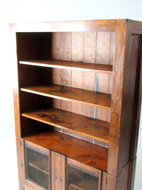 antique primitive cabinet