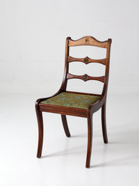 mid-century Empire Revival side chair