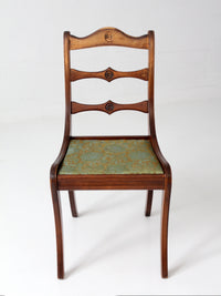 mid-century Empire Revival side chair