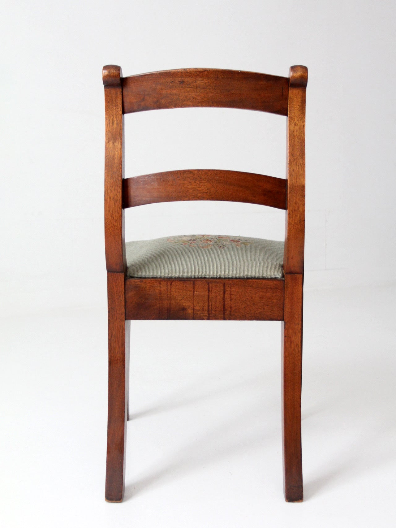 antique French country ladder back chair