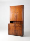 antique step back cupboard