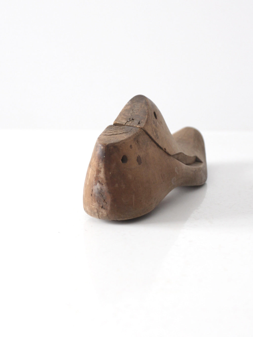 antique wooden shoe last