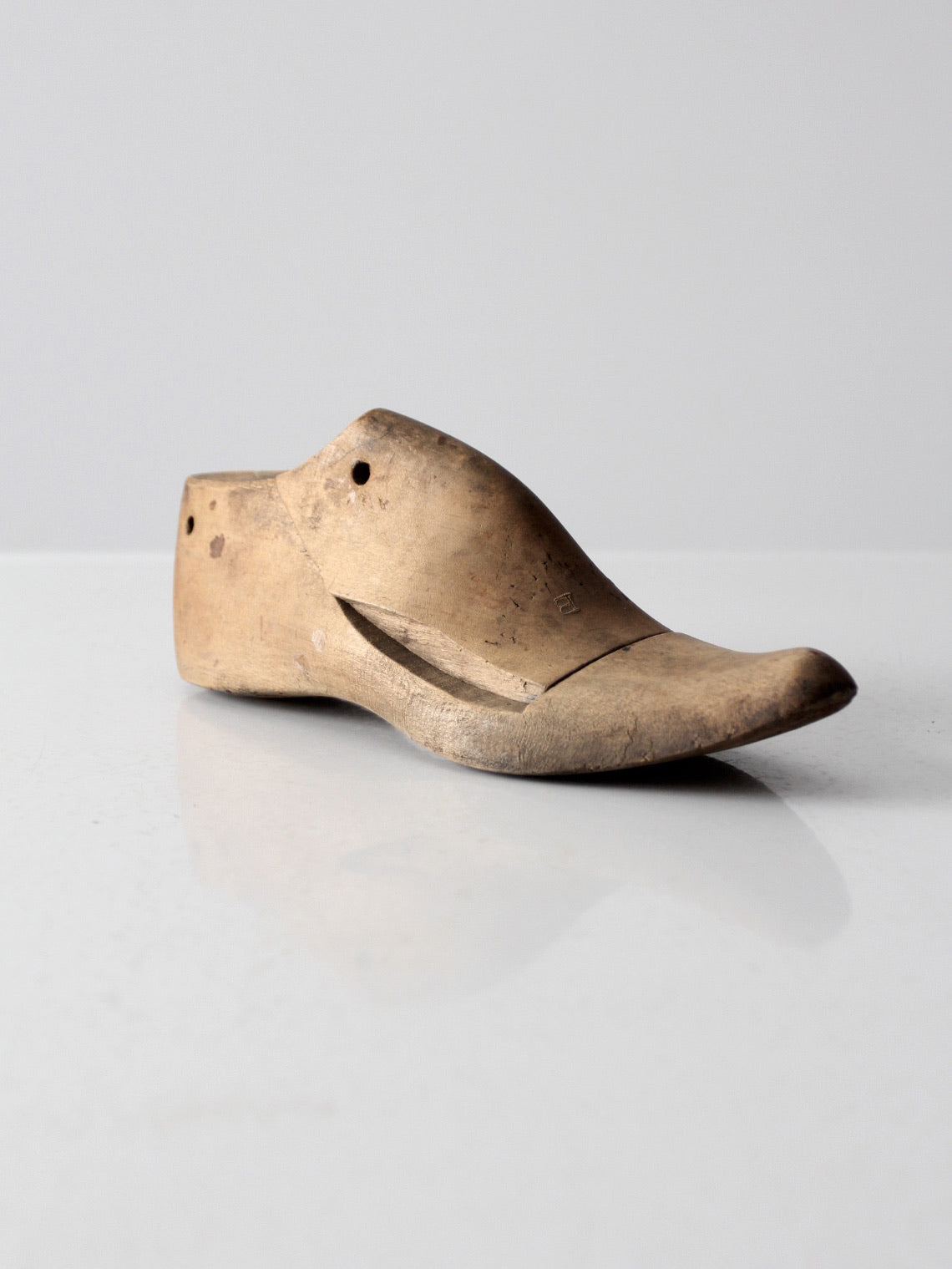 antique wooden shoe last