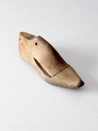 antique wooden shoe last