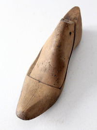 antique wooden shoe last
