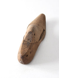 antique wooden shoe last
