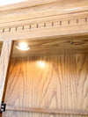 vintage oak china cabinet hutch