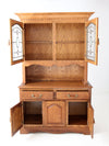 vintage oak china cabinet hutch