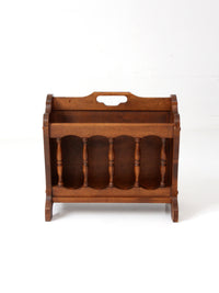 vintage early American magazine rack