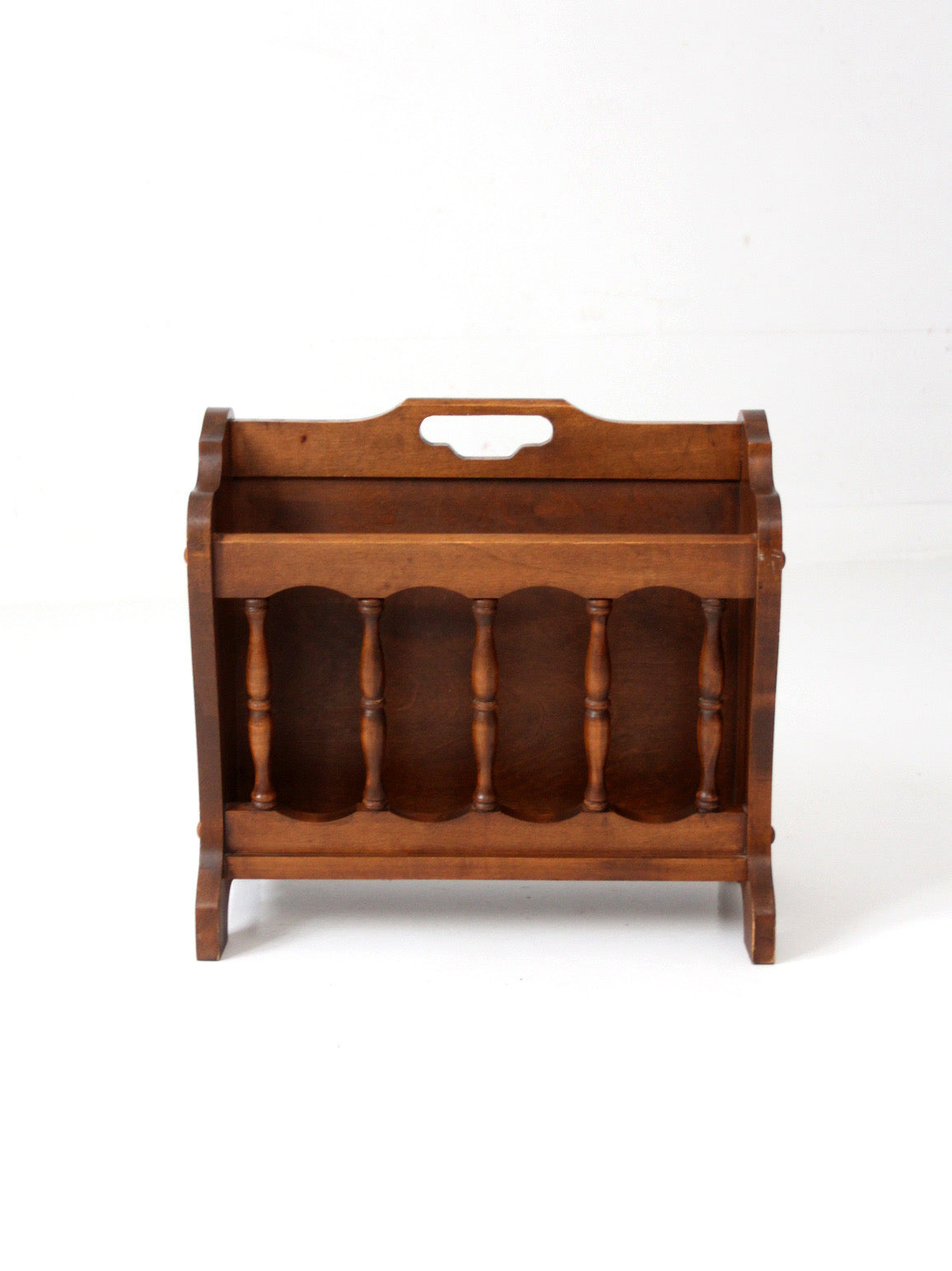 vintage early American magazine rack