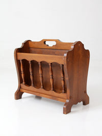 vintage early American magazine rack