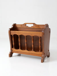 vintage early American magazine rack