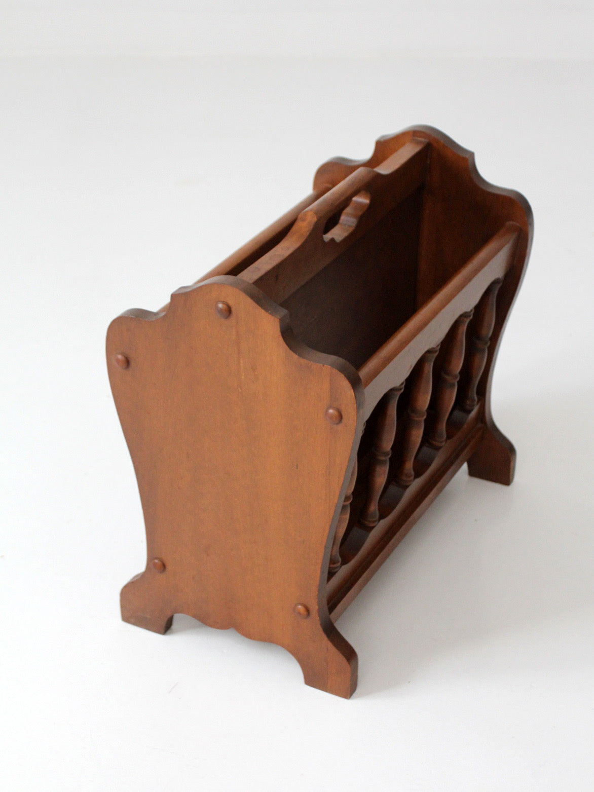 vintage early American magazine rack