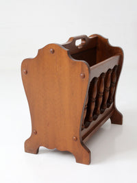 vintage early American magazine rack
