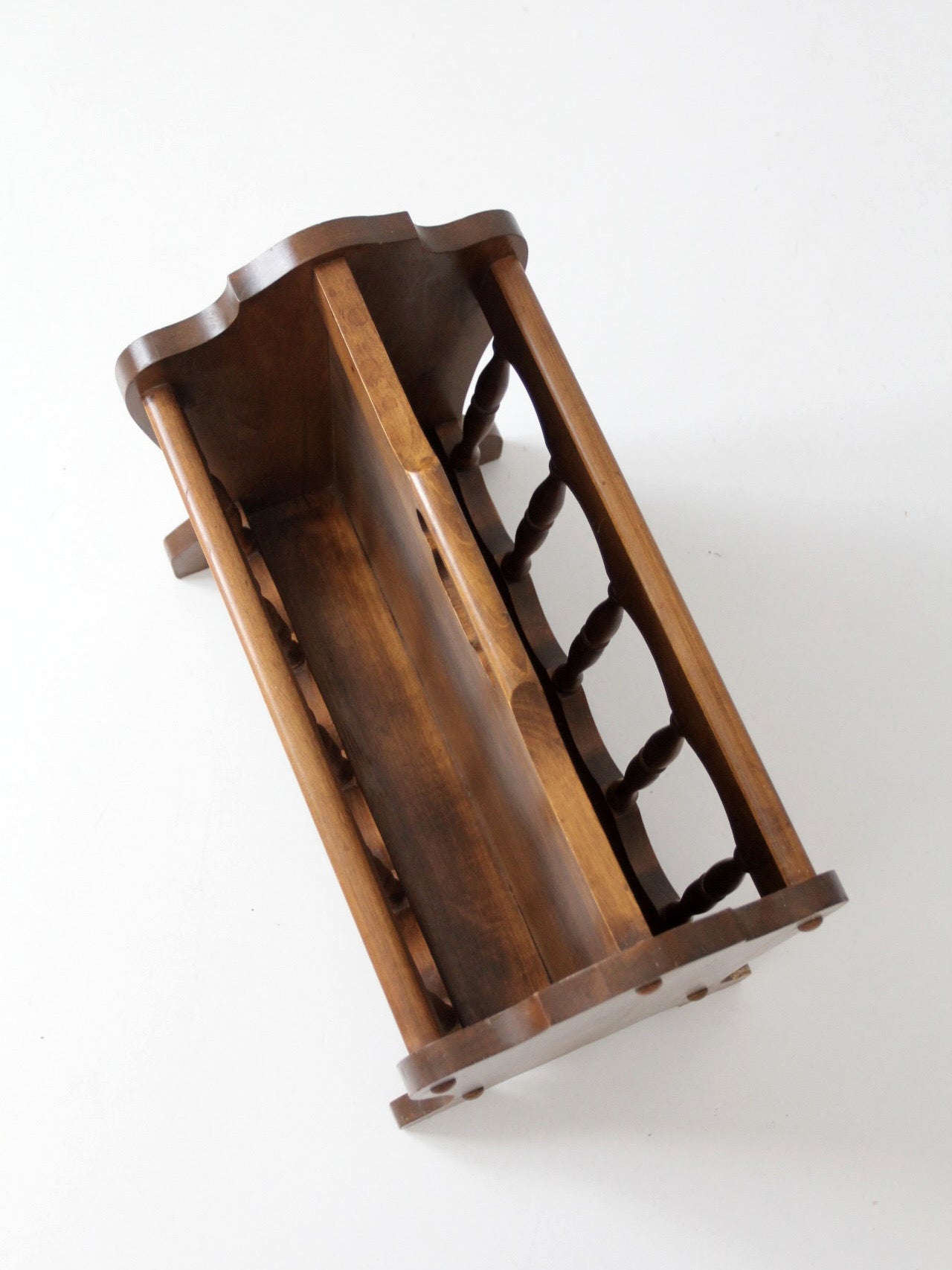 vintage early American magazine rack