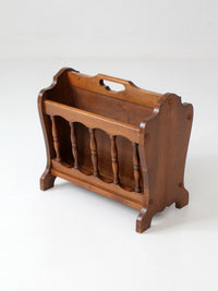 vintage early American magazine rack