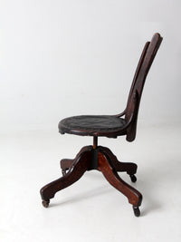 19th century swivel desk chair