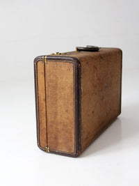 vintage 1950s JC Higgins tweed suitcase
