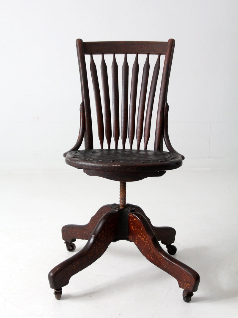 19th century swivel desk chair