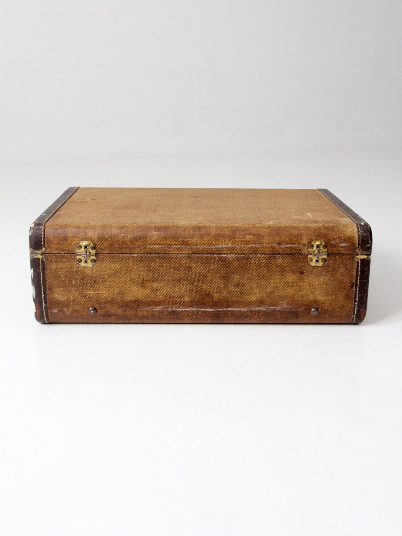 vintage 1950s JC Higgins tweed suitcase – 86 Vintage