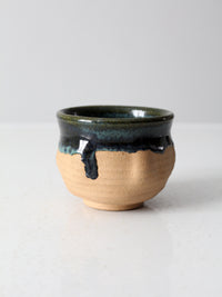 vintage studio pottery bowl vase