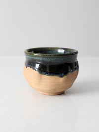 vintage studio pottery bowl vase