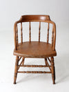 antique captain's chair