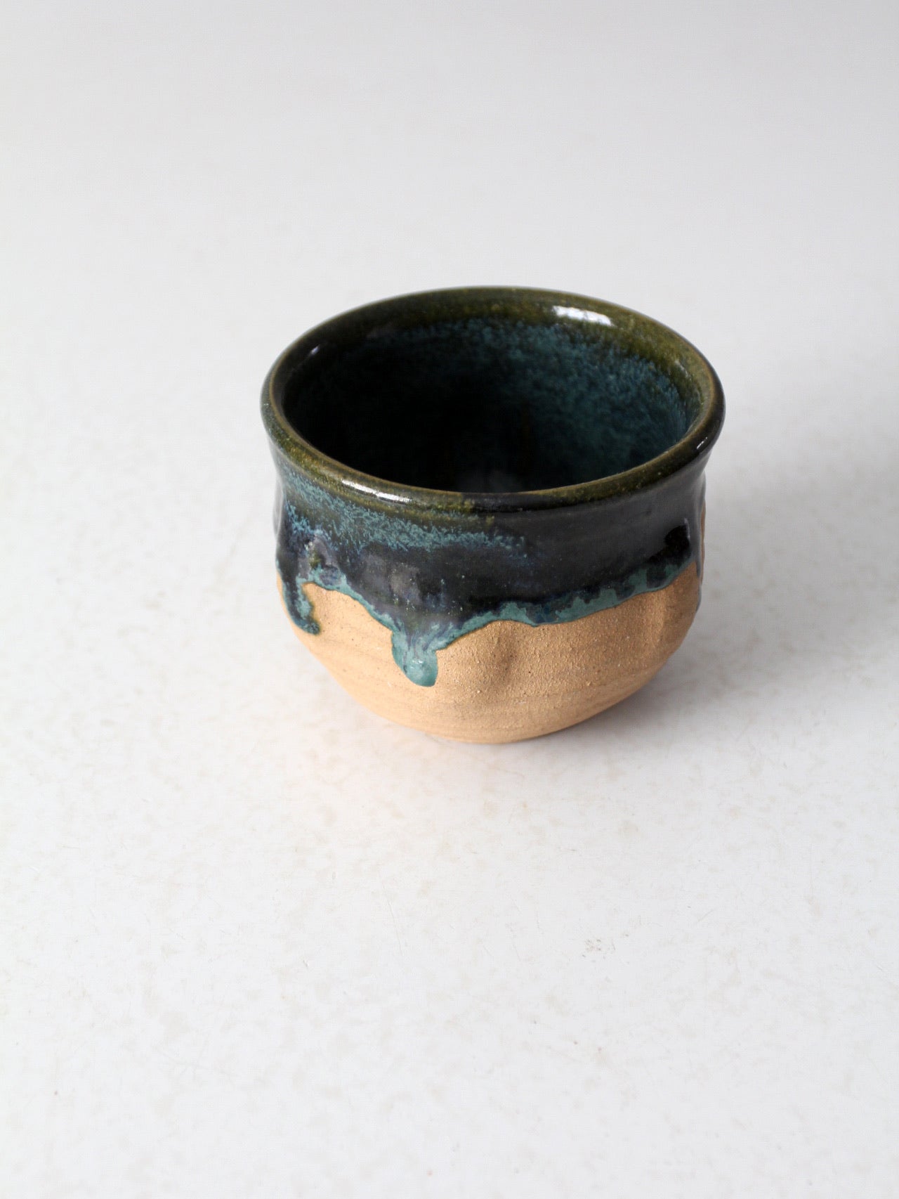 vintage studio pottery bowl vase