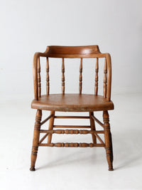 antique captain's chair