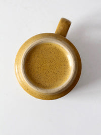 vintage 1970s geometric ceramic mug