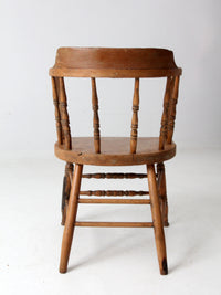 antique captain's chair