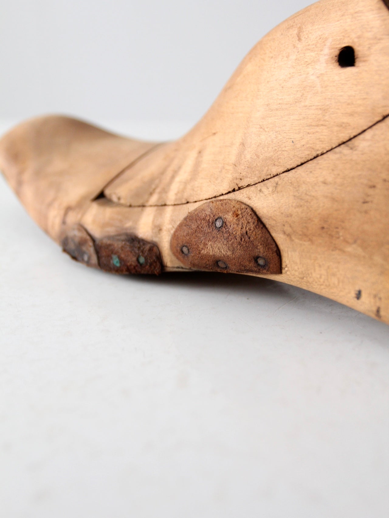antique cobbler's shoe form