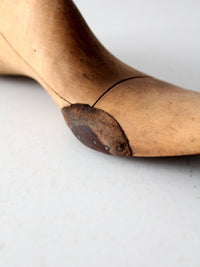 antique cobbler's shoe form
