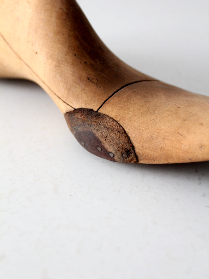 antique cobbler's shoe form