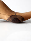 antique cobbler's shoe form