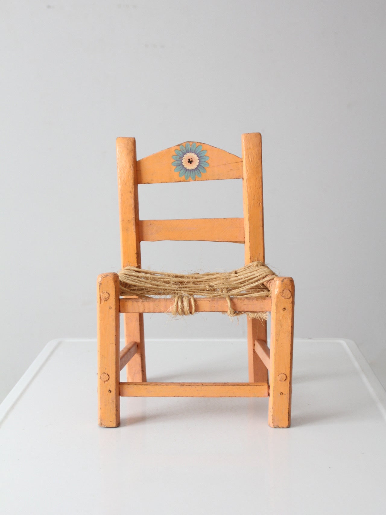 vintage Mexican folk child's chair