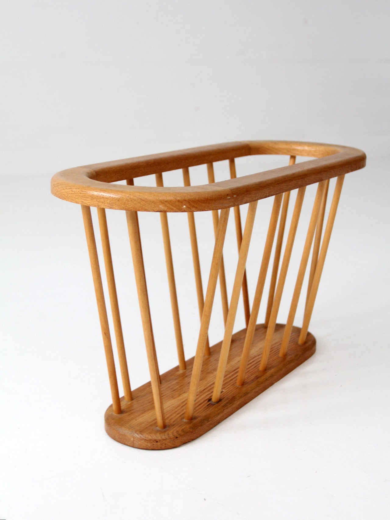mid-century wood magazine rack – 86 Vintage
