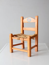 vintage Mexican folk child's chair