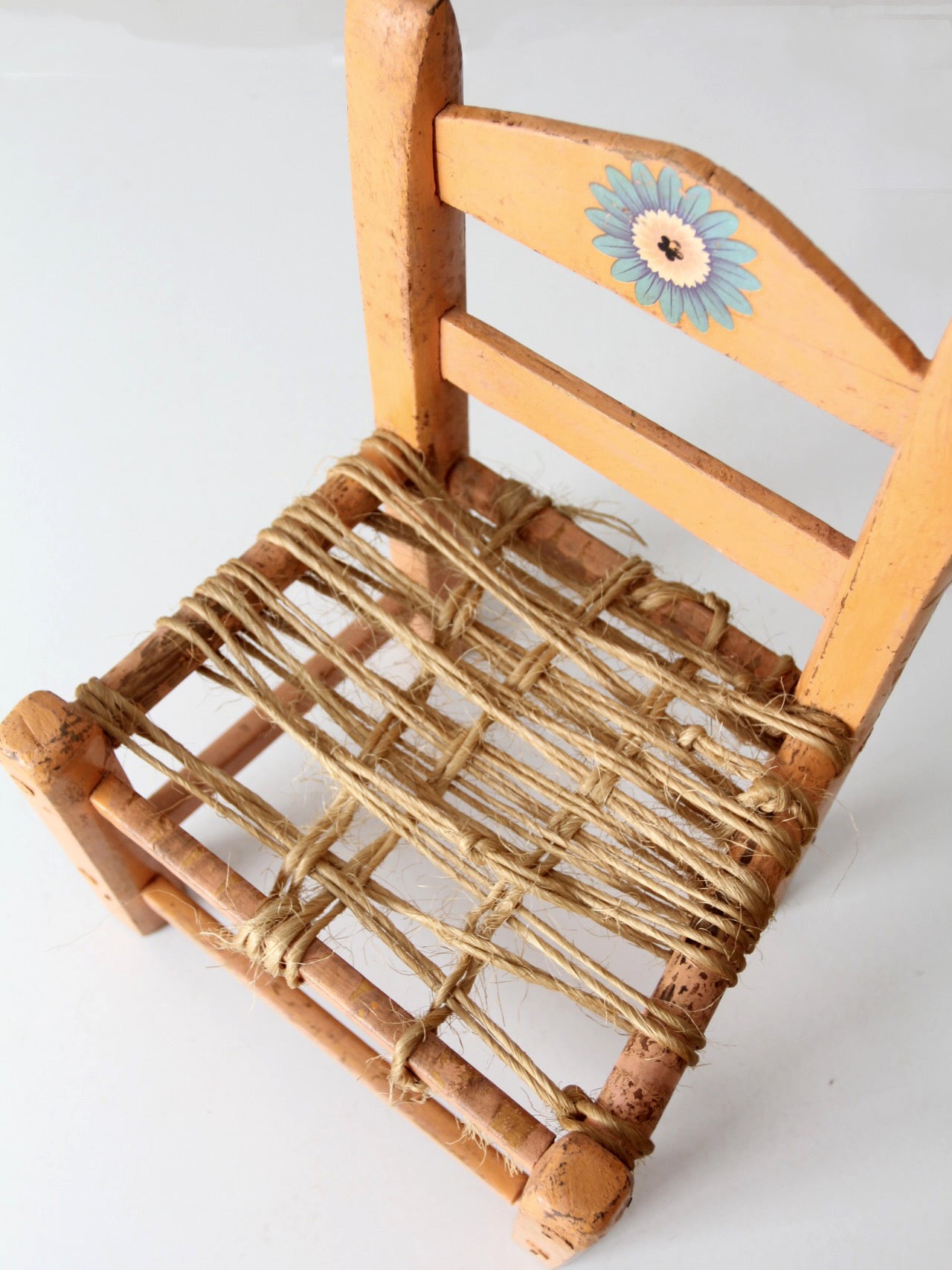 vintage Mexican folk child's chair