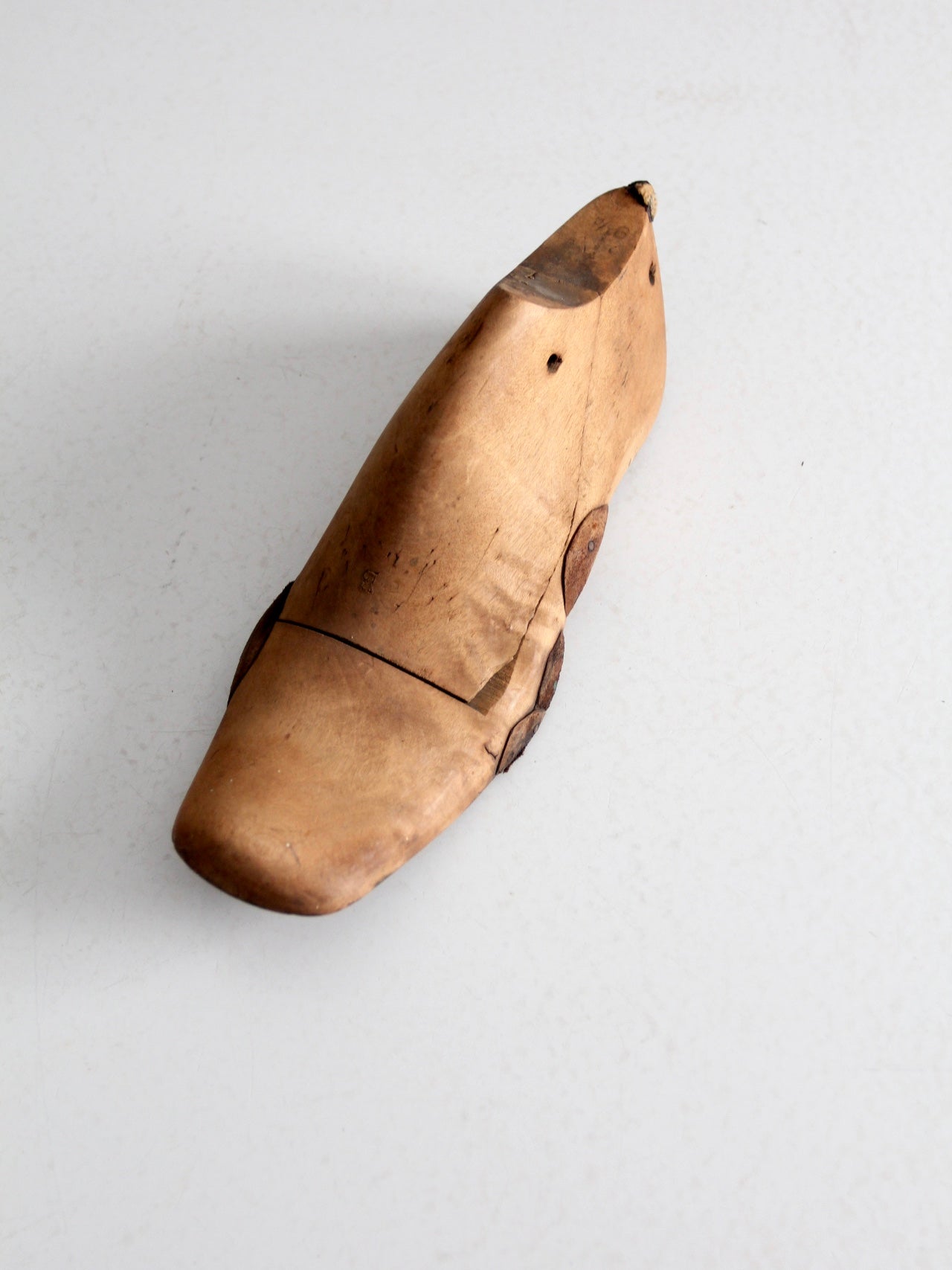 antique cobbler's shoe form