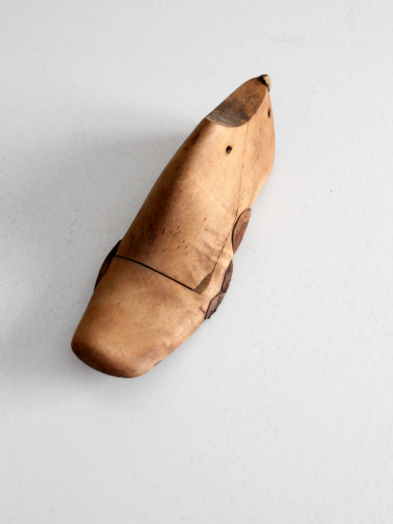 antique cobbler's shoe form