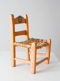 vintage Mexican folk child's chair
