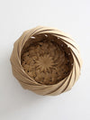 vintage palm frond basket bowl