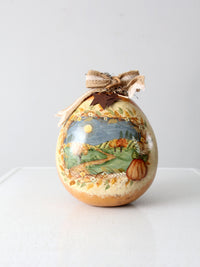 vintage Kathy Gordon gourd art