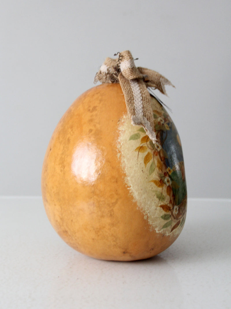 vintage Kathy Gordon gourd art