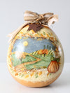 vintage Kathy Gordon gourd art