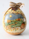 vintage Kathy Gordon gourd art