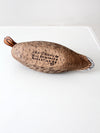hand-carved shoveler hen duck by Bill Reinsager, 1993