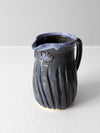 vintage studio pottery pitcher